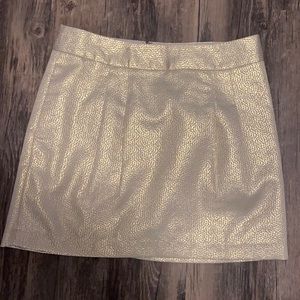 Gold Banana Republic skirt